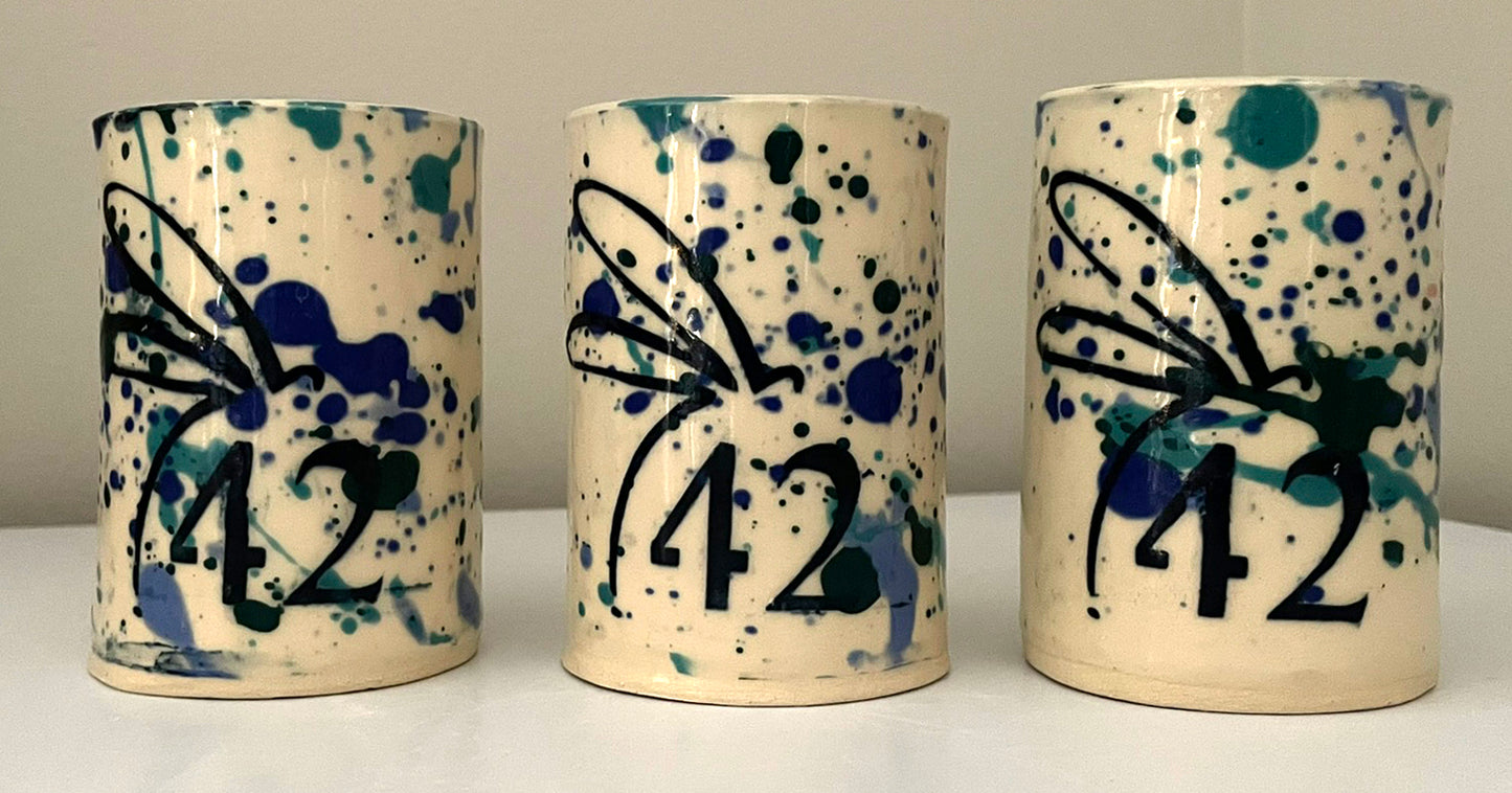 42 Dragonflies Drinking Cups - Sold Individually