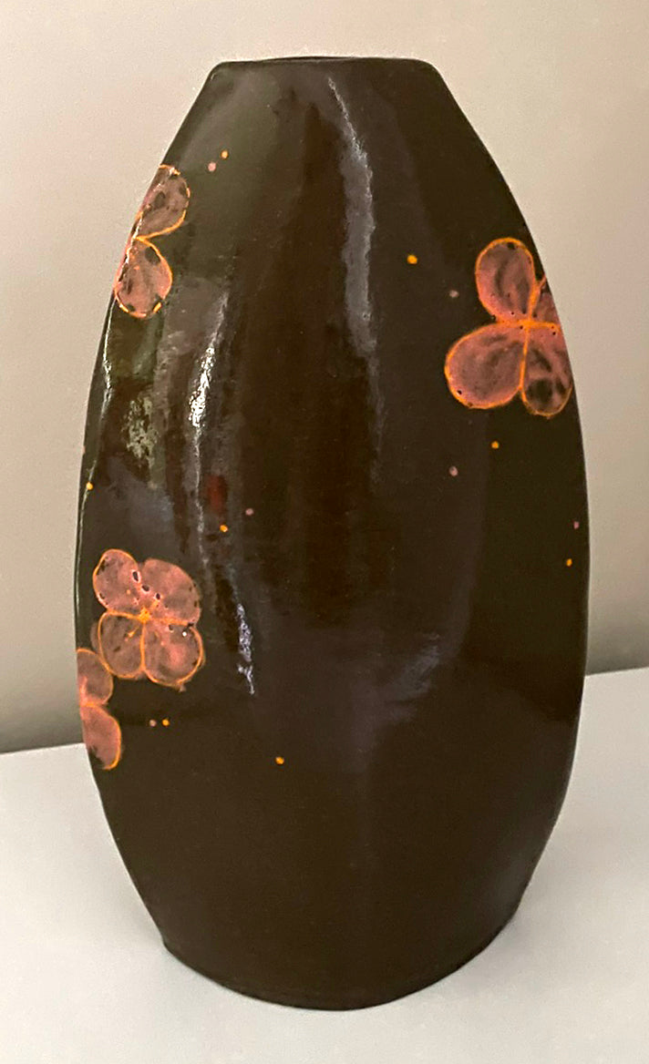 Dark Floral Vase